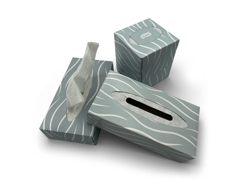 An image of tissue boxes.