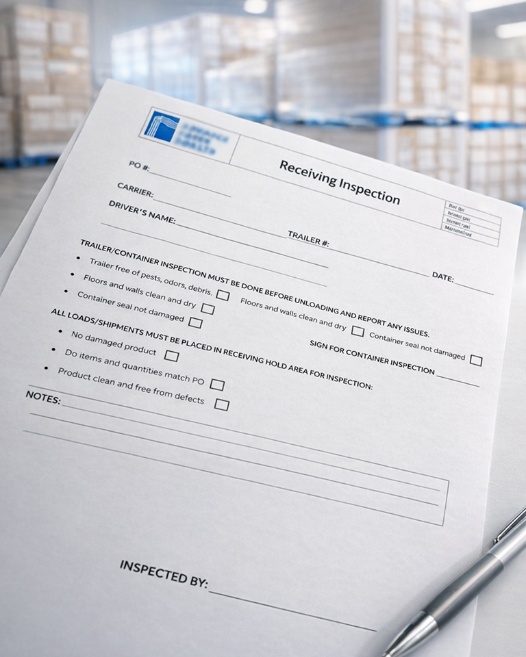 An image of a sheet of paper with a check list.