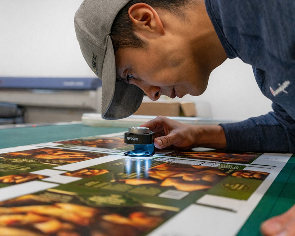 In-house six-color offset lithographic printing and die-cutting equipment