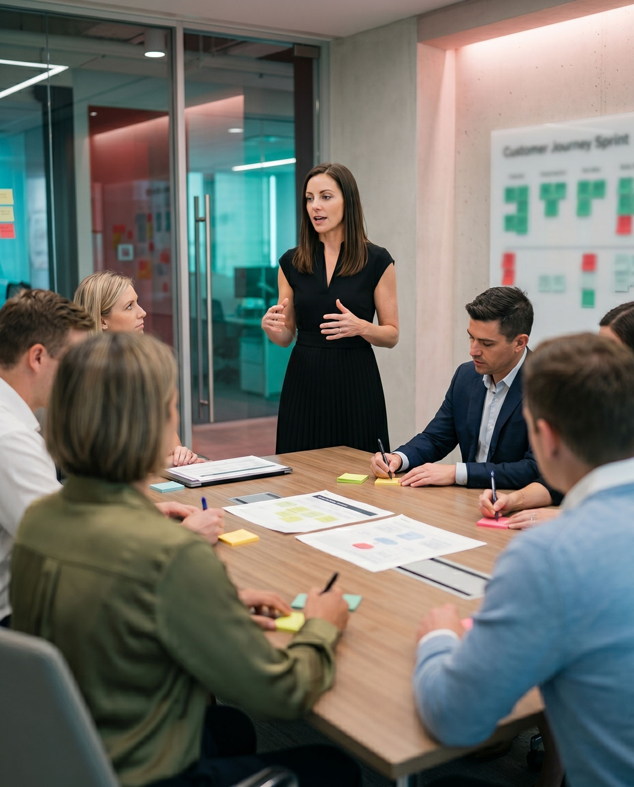 Sesión de rediseño de momentos clave del customer journey