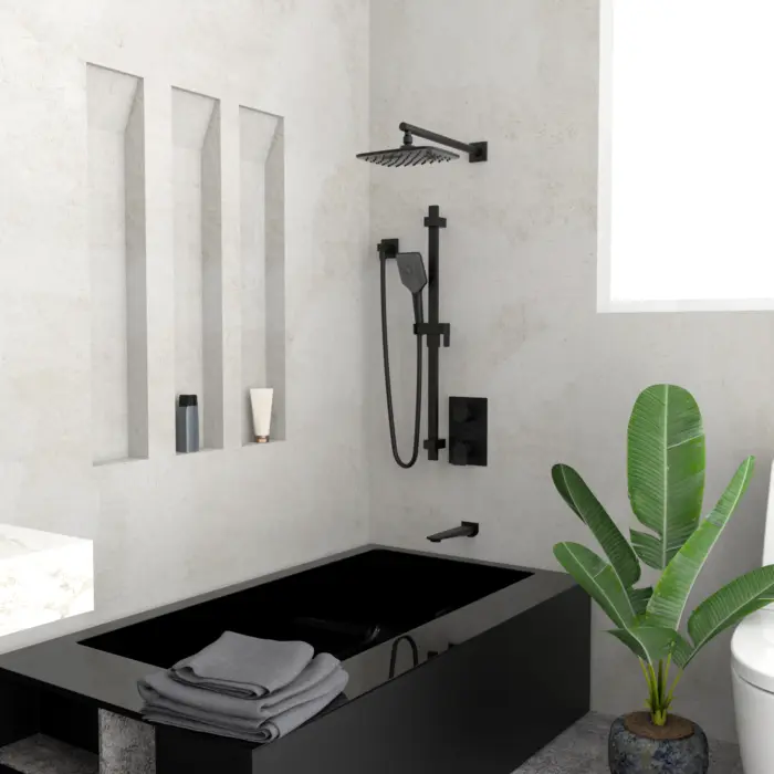 Kit: Bathtub / Shower Faucet - Trim for Thermostatic 3-way Diverter Valve