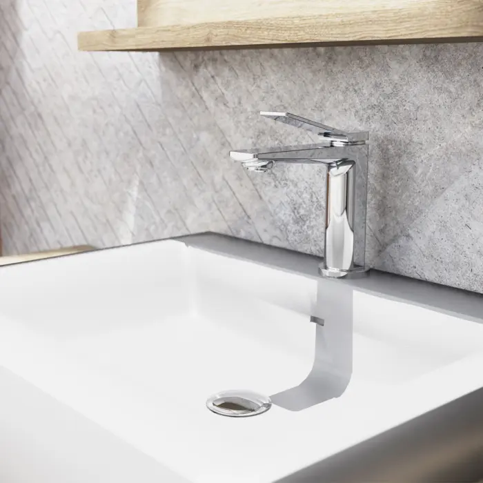 Lavatory Sink Faucet with Volume Control
