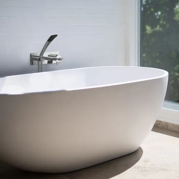 Bathtub Faucet Trim / Wall Mount Installation with Pressure Balance