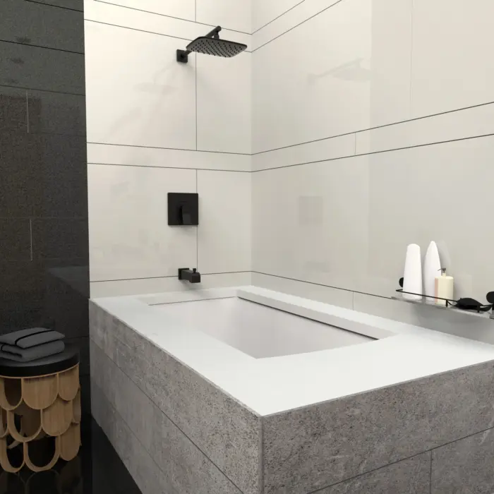 Bathtub / Shower Faucet – Trim for Pressure Balanced Valve with Volume Control