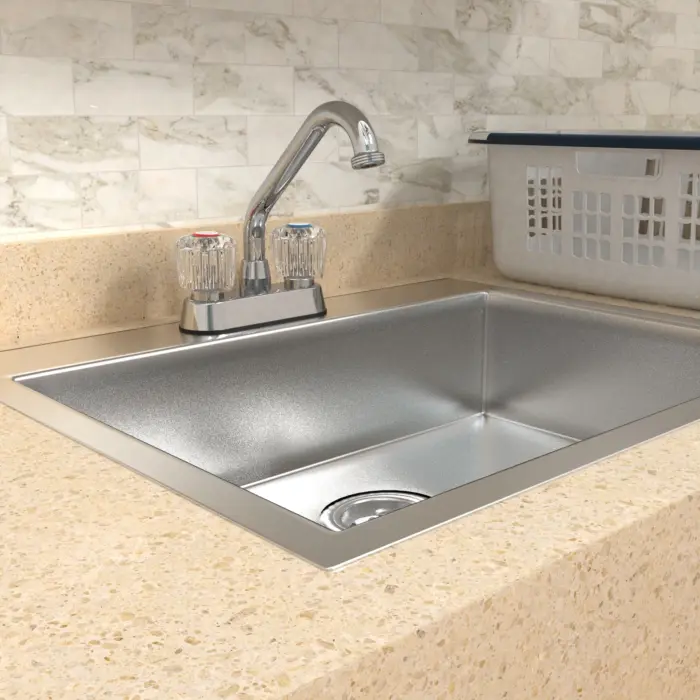 Laundry Tub Faucet with Swivel Spout