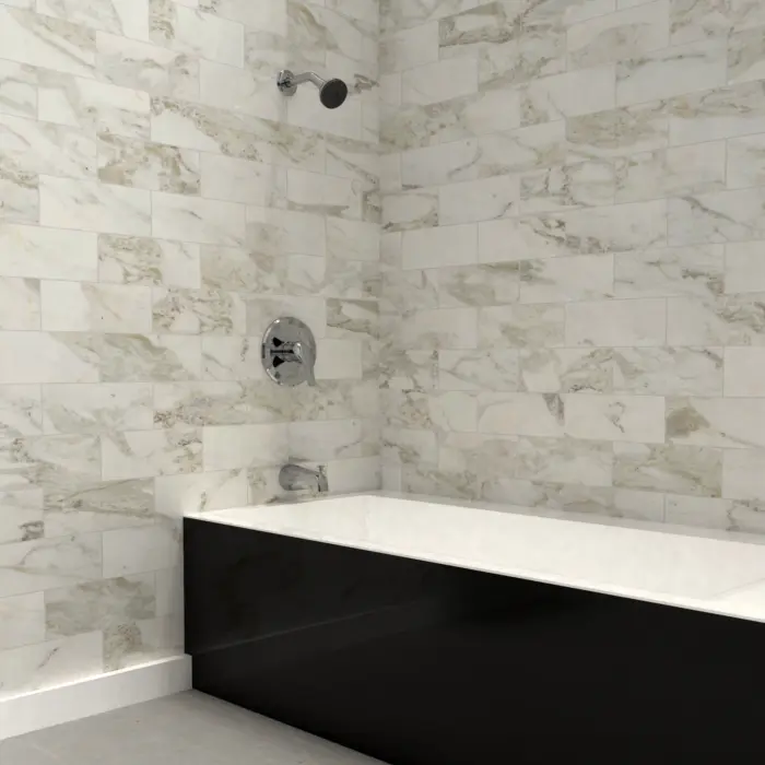 Robinet pour baignoire / douche - Garniture pour valve à pression équilibrée