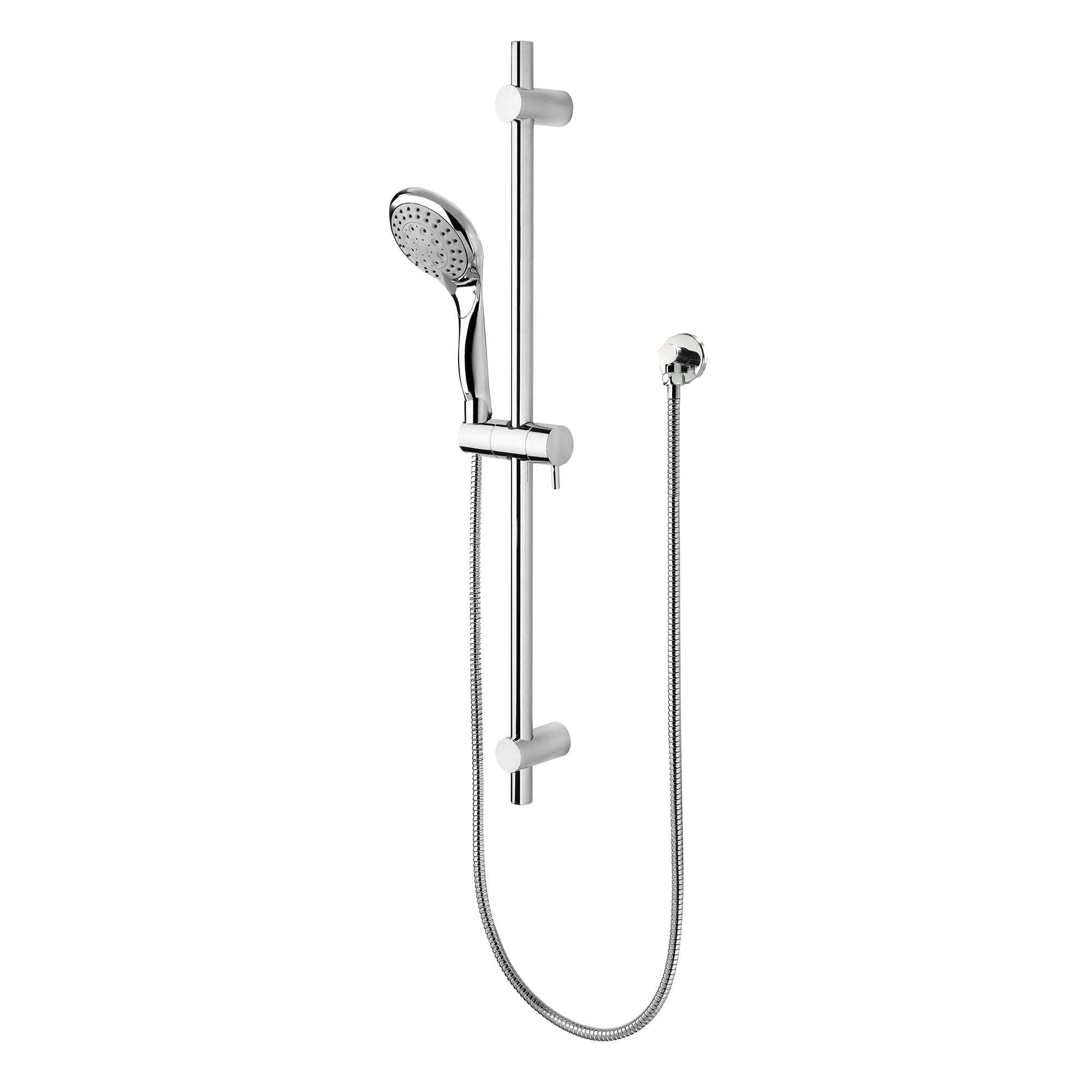 Sliding Bar with Hand Shower Kit, Water Supply Elbow and Flexible Hose