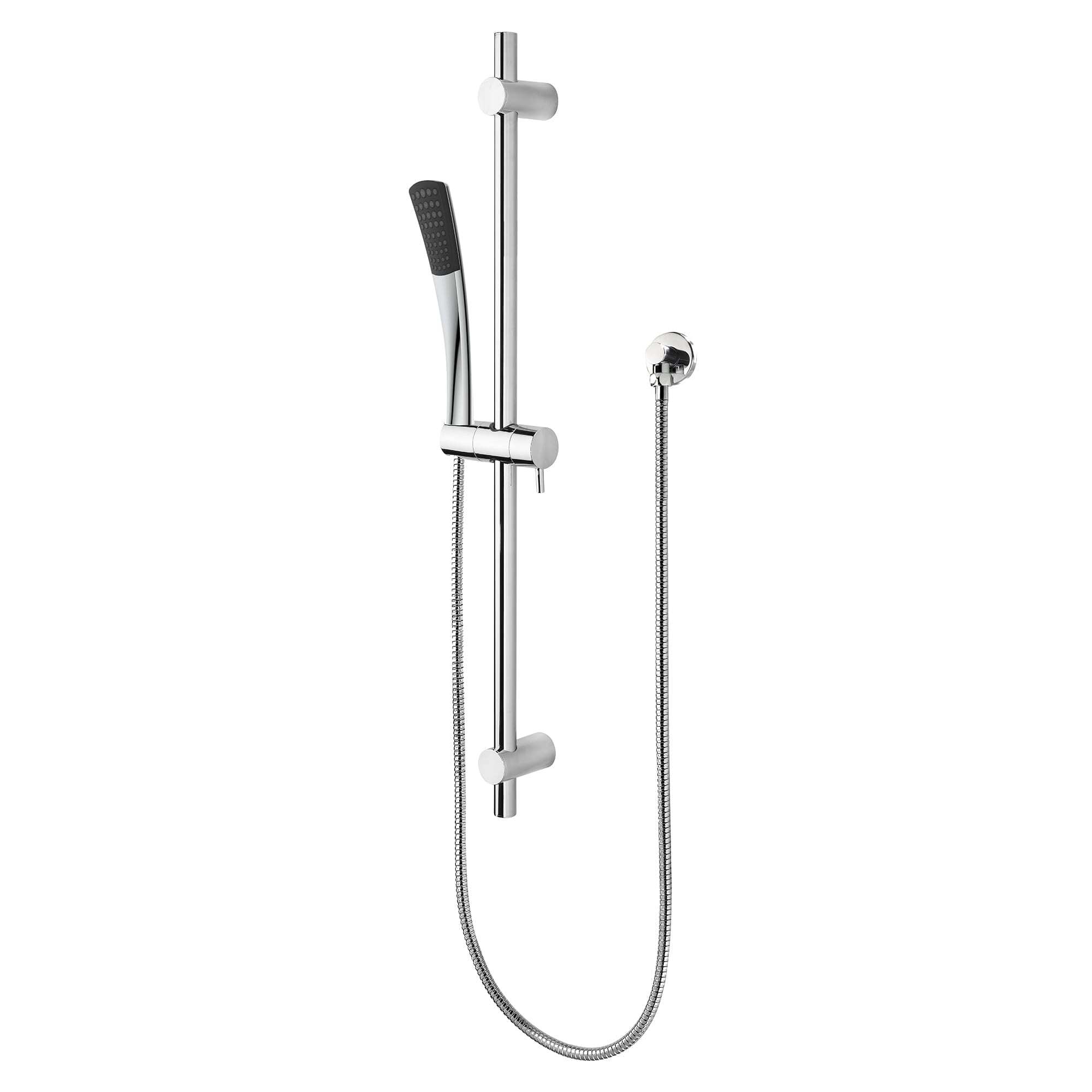 Sliding Bar with Hand Shower Kit, Water Supply Elbow and Flexible Hose