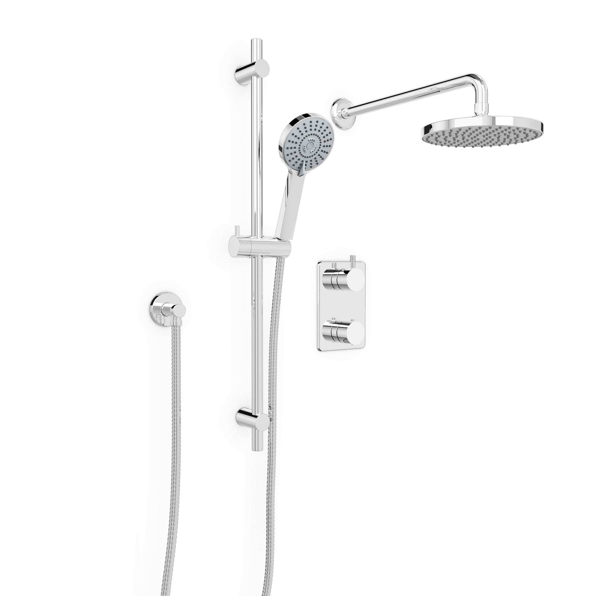 Kit : Robinet pour douche - Garniture Pour valve thermostatique, déviatrice