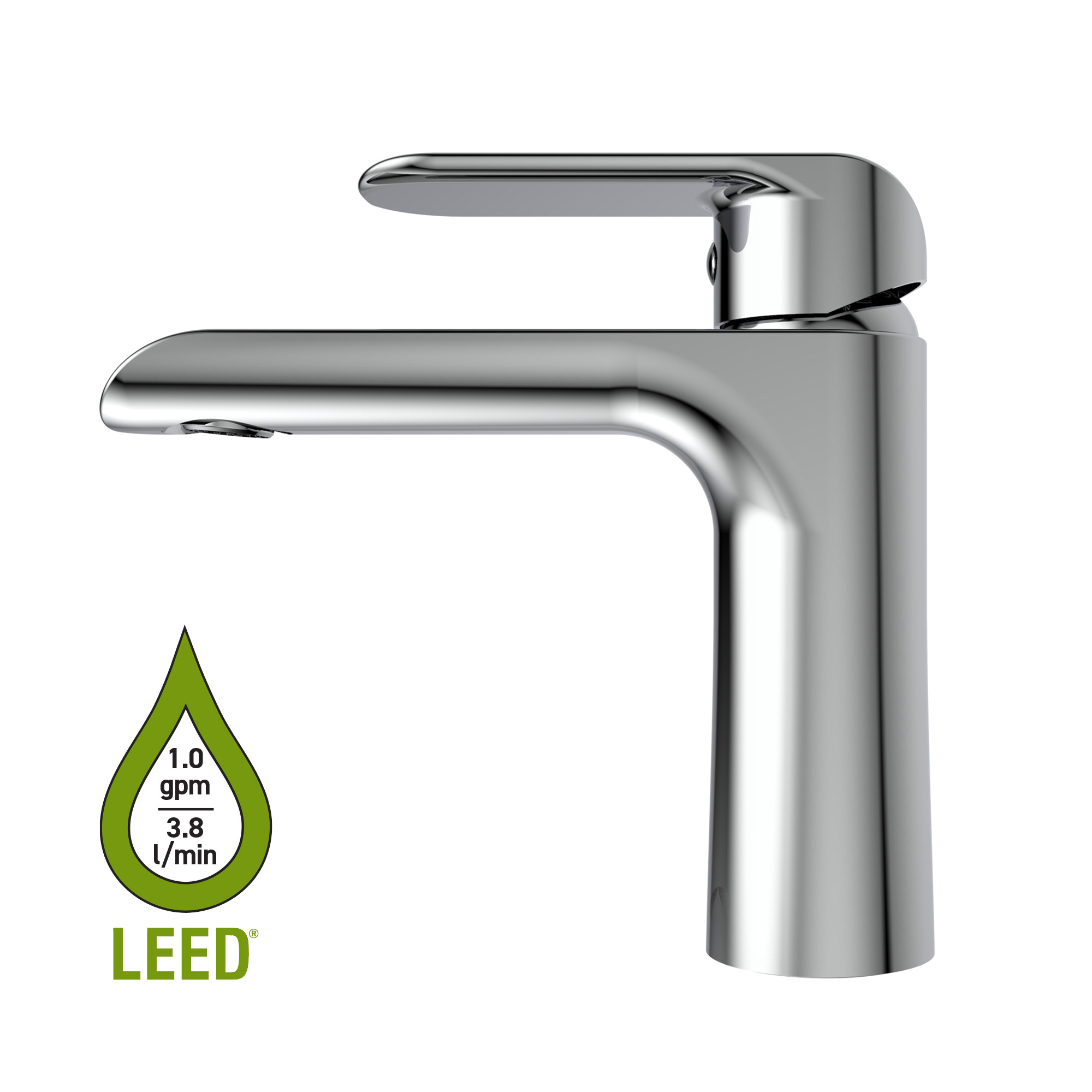 Lavatory Sink Faucet with Volume Control