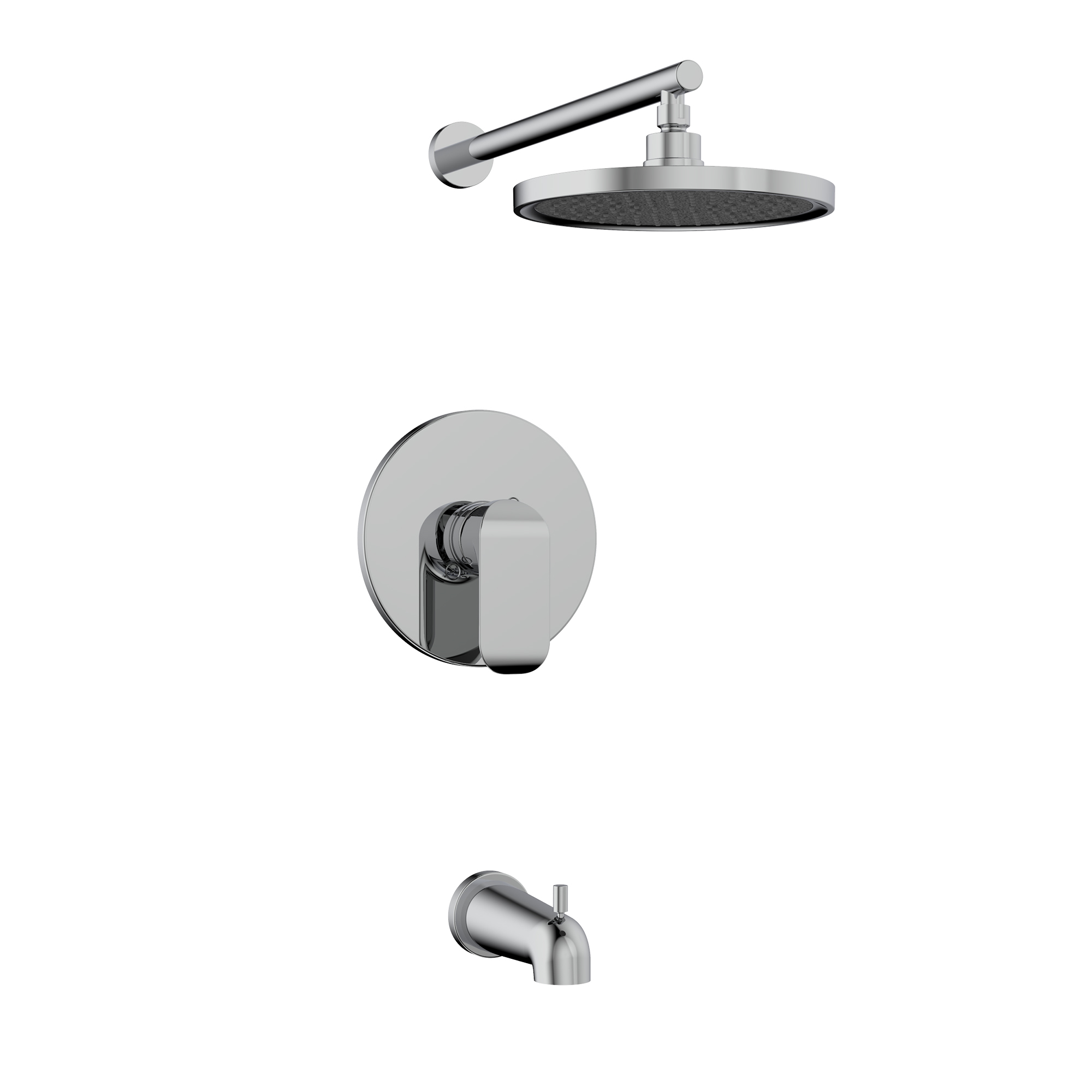 Bathtub / Shower Faucet – Trim for Thermostatic Valve with Volume Control