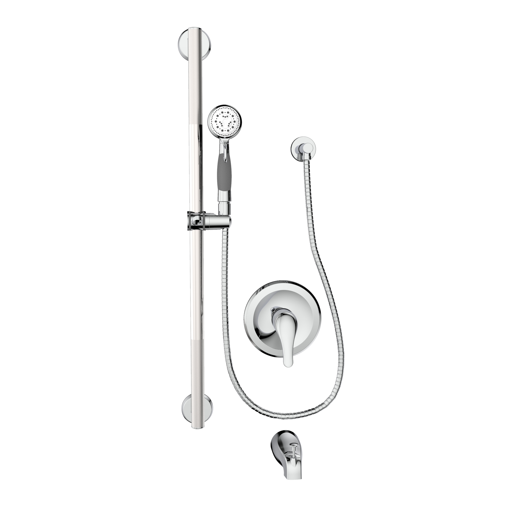 Kit: Shower Faucet – Trim for Pressure Balanced Valve with Volume Control
