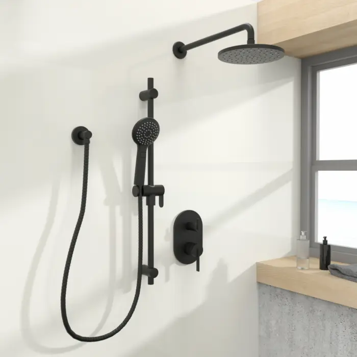 Kit : Robinet pour douche – Garniture de valve à pression équilibrée / déviatrice 2 voies (P)