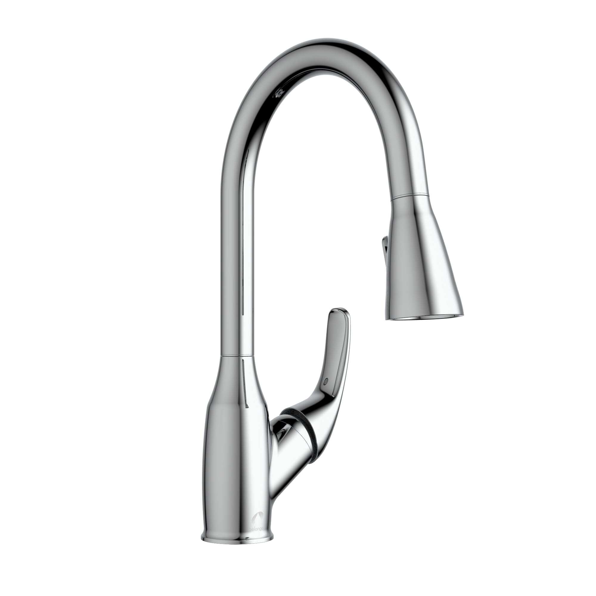 Robinet pour évier de cuisine avec bec pivotant intégrant douchette amovible