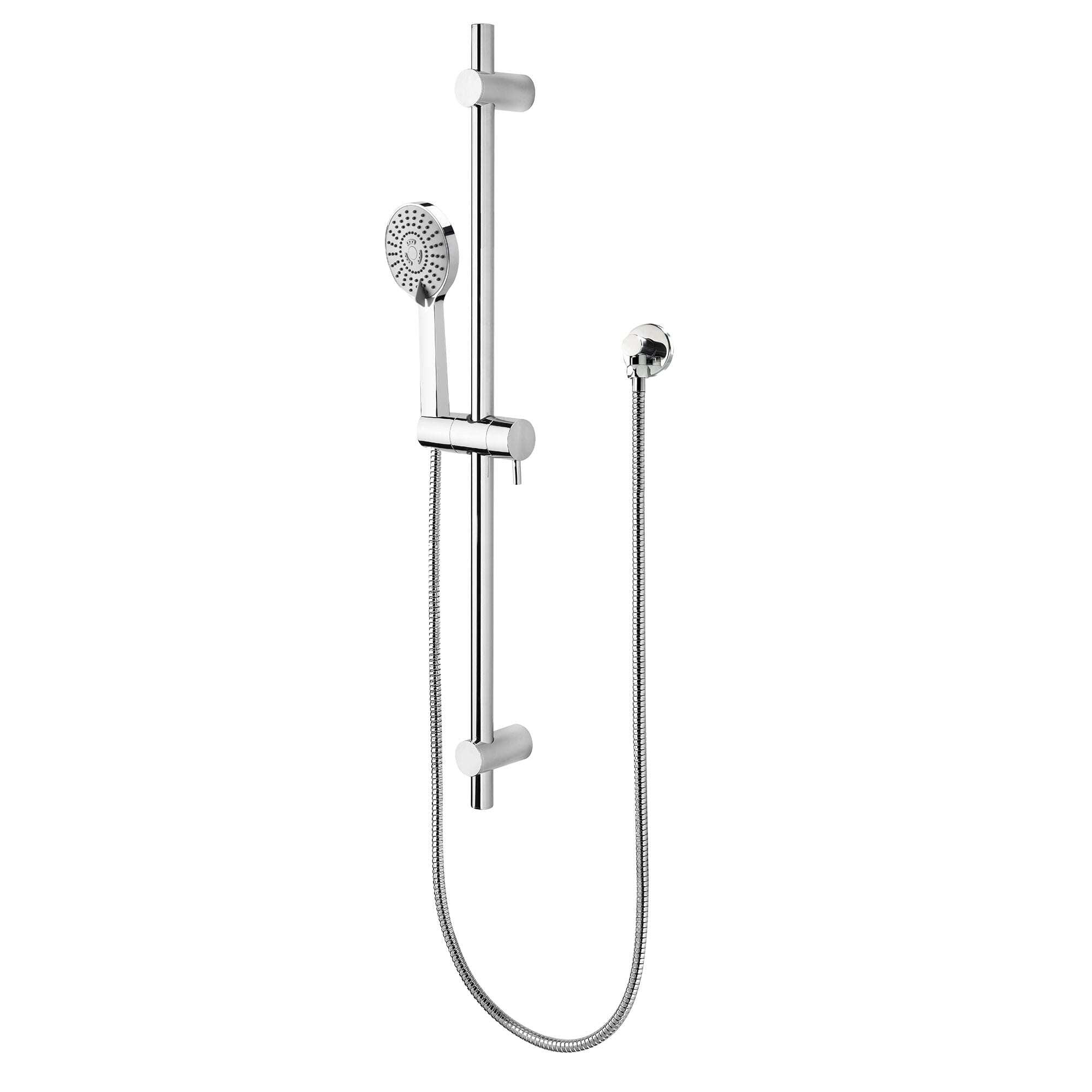 Ensemble de douche à main sur glissière, coude d'alimentation et boyau