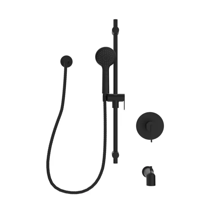 Kit : Robinet pour bain/douche – Garniture pour valve à pression équilibrée, avec contrôle de volume