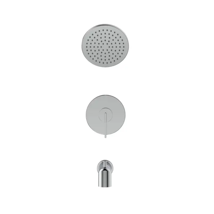 Kit : Robinet de bain / douche – Garniture pour valve à pression équilibrée, avec contrôle de volume
