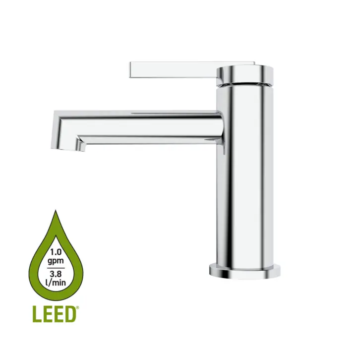 Robinet pour lavabo de salle de bain avec contrôle de volume