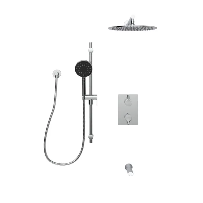 Kit: Bathtub / Shower Faucet - Trim for Thermostatic 3-way Diverter Valve