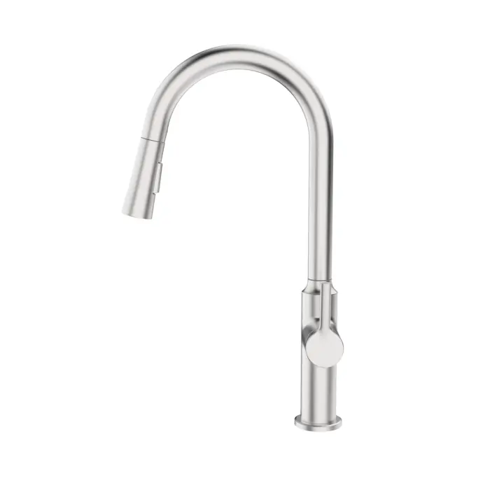 Robinet pour évier avec bec pivotant intégrant douchette amovible