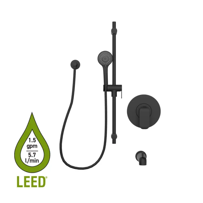 Kit: Bathtub / Shower Faucet - Trim for Pressure Balanced Valve with Volume Control