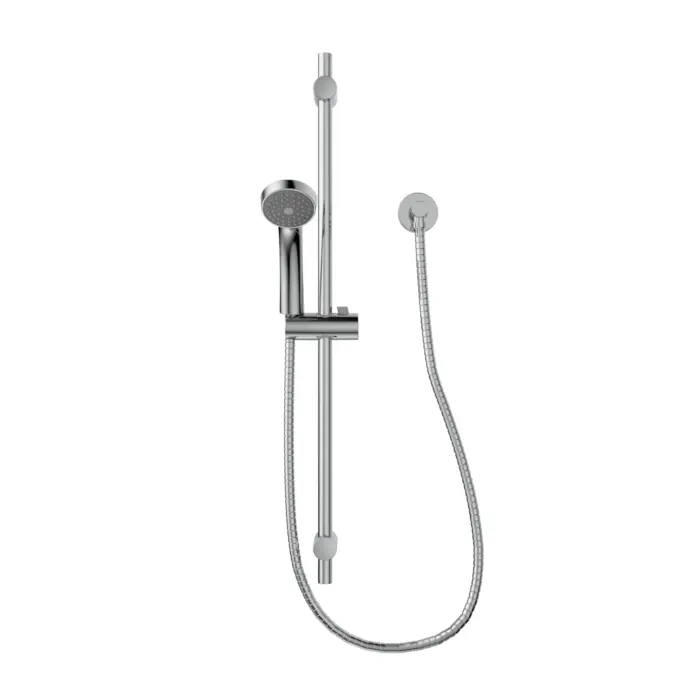 Sliding Bar with Hand Shower Kit, Water Supply Elbow and Flexible Hose