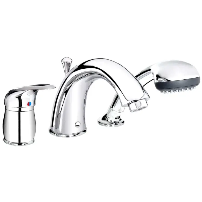 Bathtub Faucet - Complete model for Roman Bathtub, Hand Shower