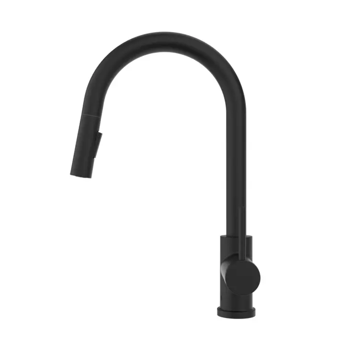 Kitchen Sink Faucet with Swivel Pull-Down Spout