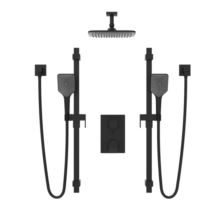 Kit: Shower Faucet - Trim for Thermostatic 3-way diverter valve