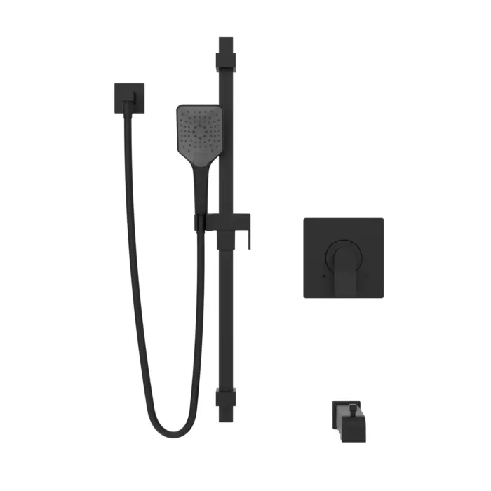 KIT : Robinet pour bain/douche - Garniture pour valve à pression équilibrée, avec contrôle de volume