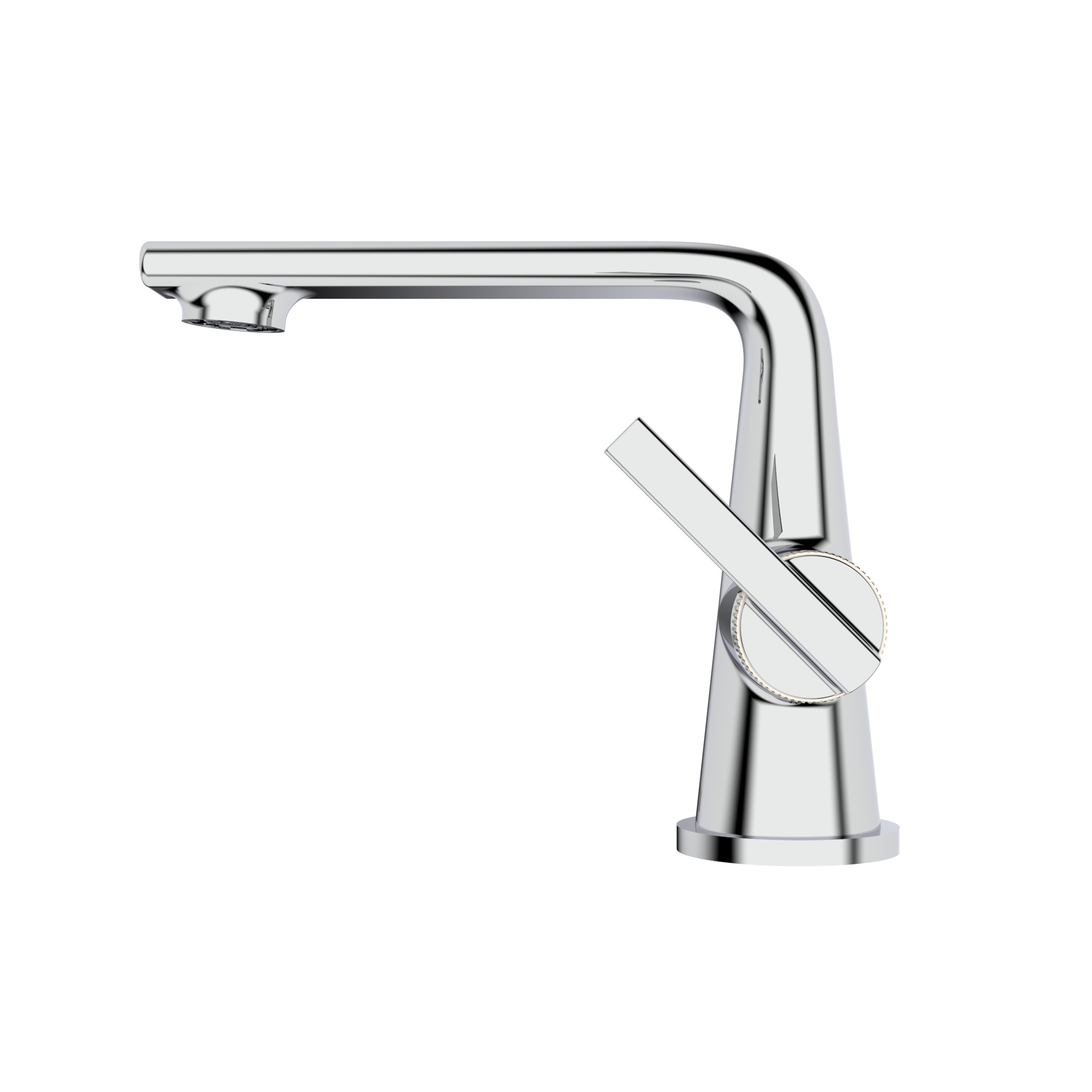 Robinet pour lavabo de salle de bain avec contrôle de volume