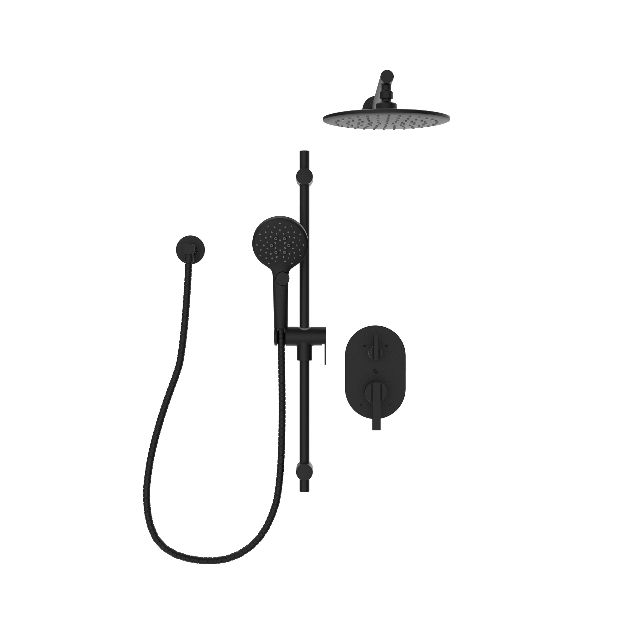 Kit: Shower Faucet - Trim for Thermostatic Pressure Balanced 2-way diverter valve