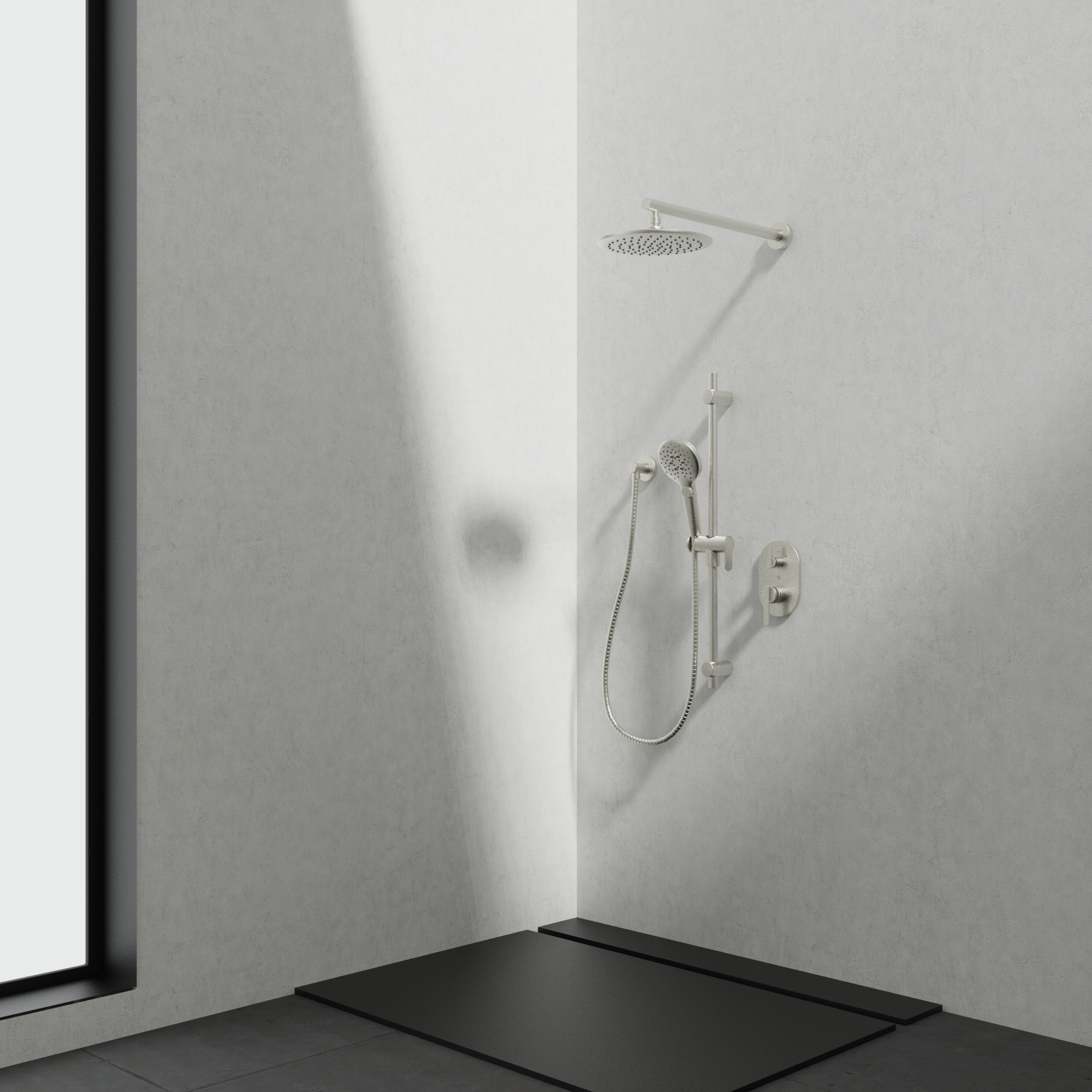 Kit: Shower Faucet - Trim for Thermostatic Pressure Balanced 2-way diverter valve