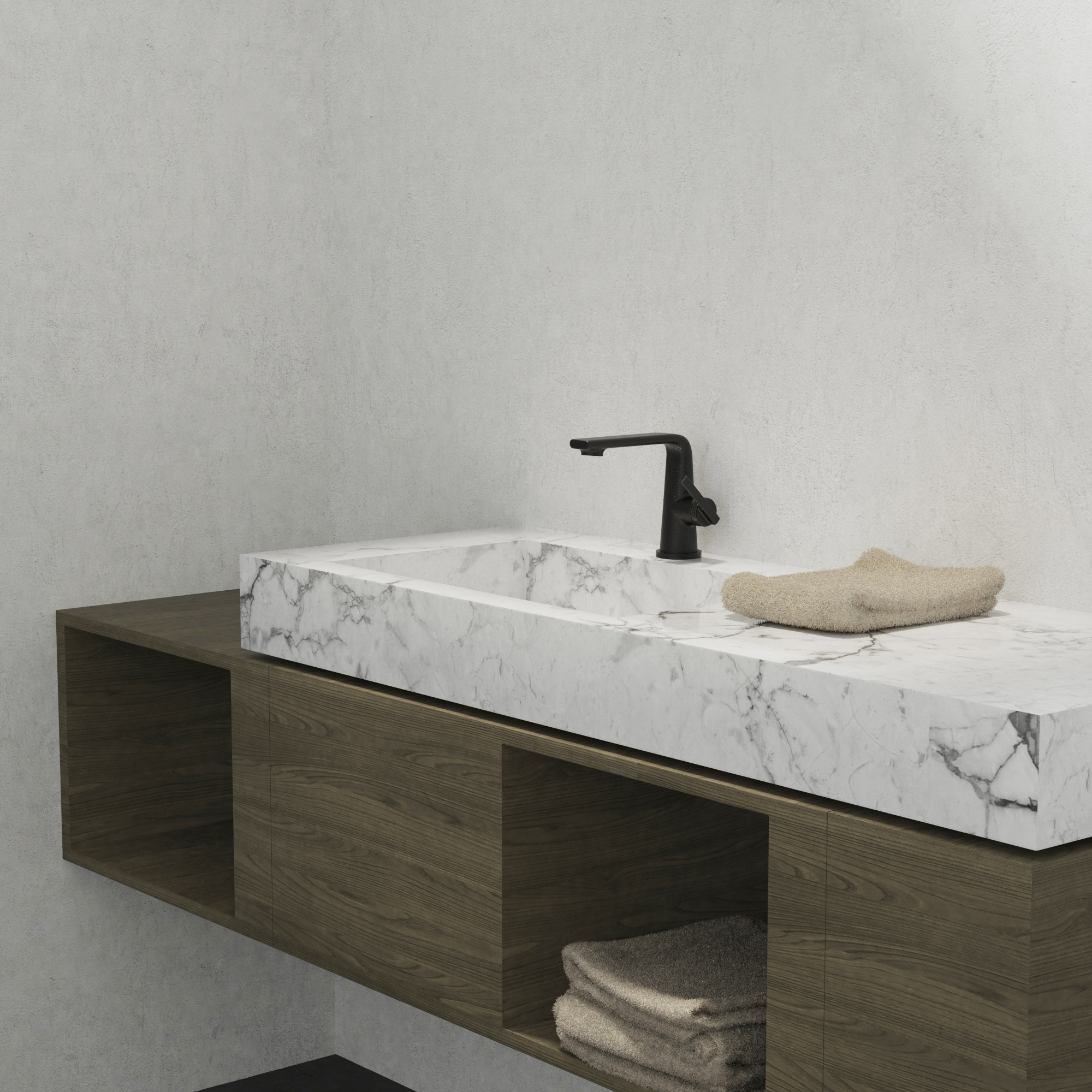 Lavatory Sink Faucet with Volume Control