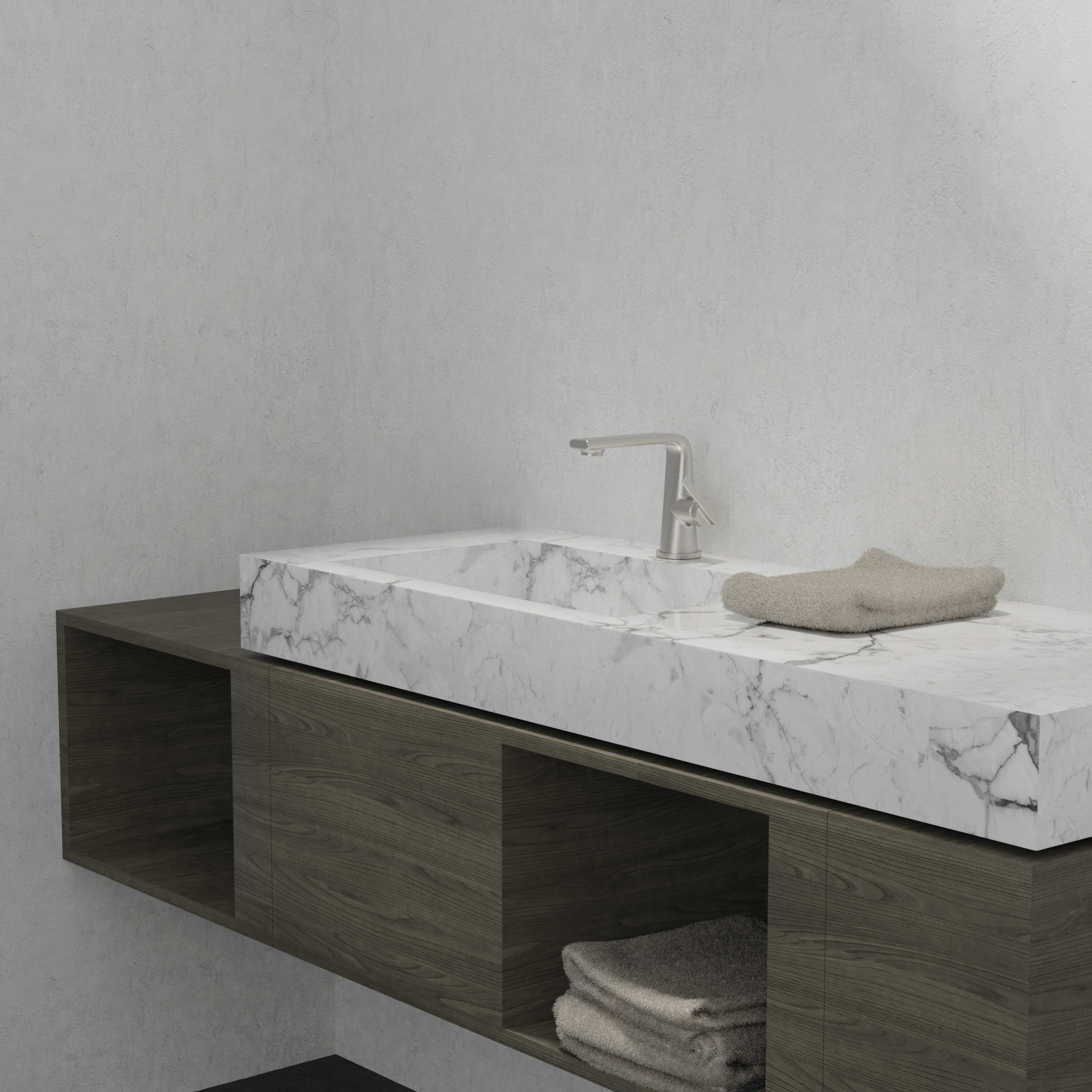 Lavatory Sink Faucet with Volume Control