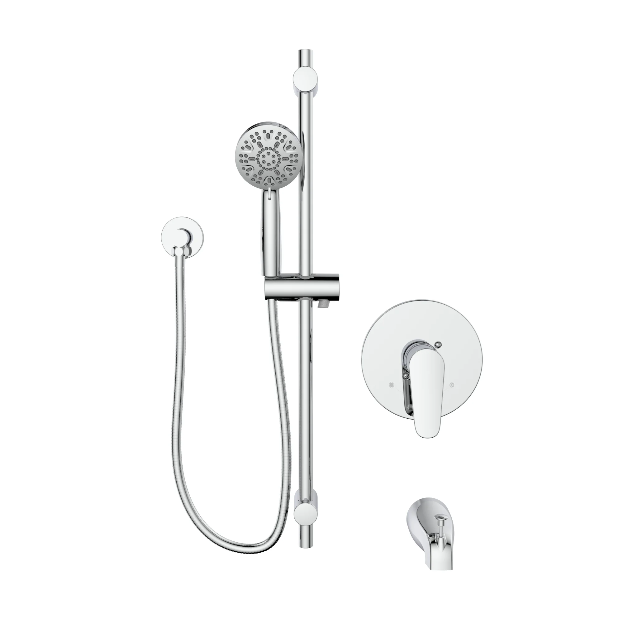 Kit: Bath / Shower Faucet – Trim for Pressure Balanced Valve with Volume Control - 1000000271