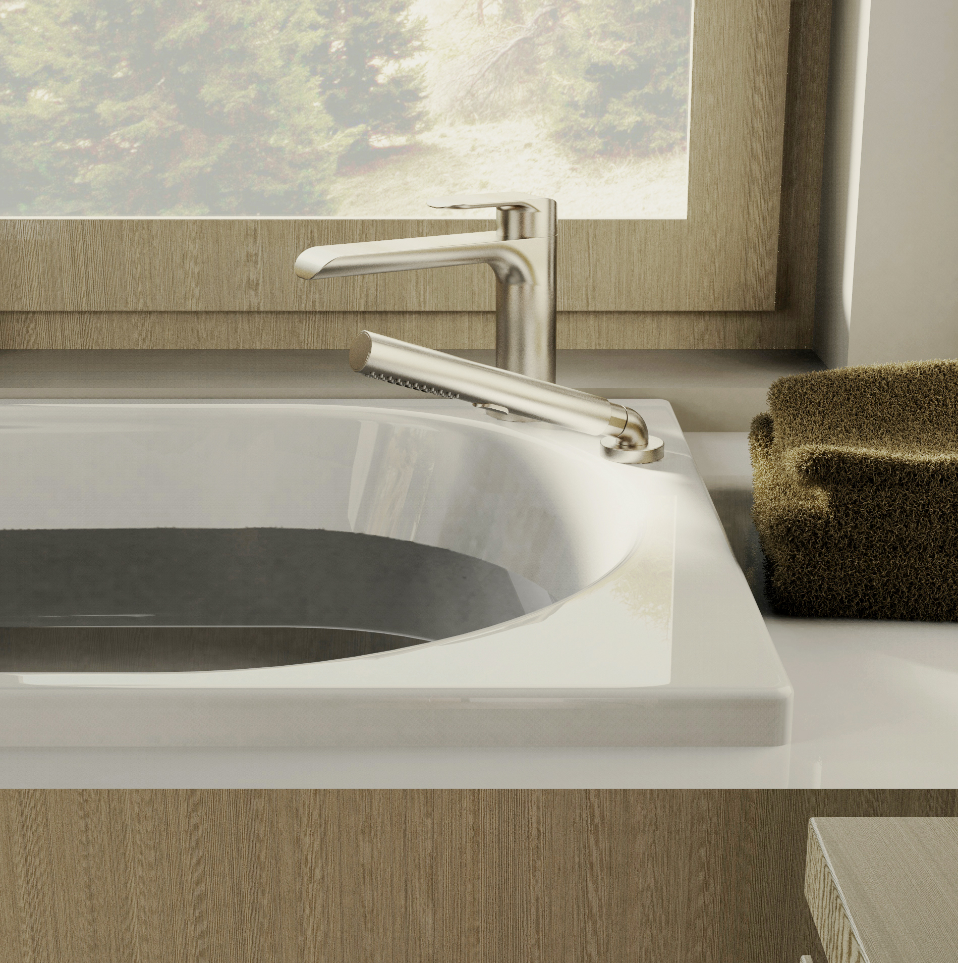 Bathtub Faucet – Complete model for Roman Bathtub with Pressure Balance - KAR42TBN-1000001662