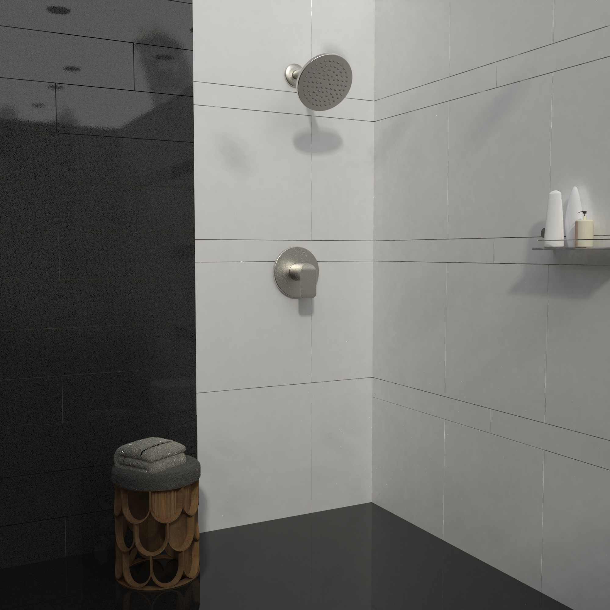 Kit: Shower Faucet – Trim for Pressure Balanced Valve with Volume Control - KAR192PBN-1000001665