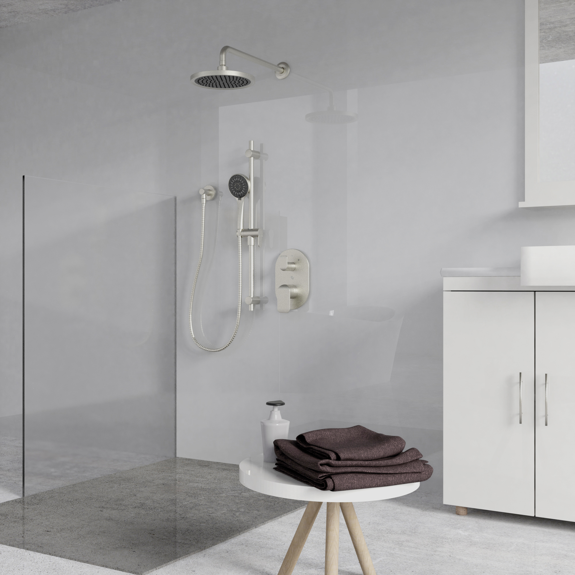Kit: Shower Faucet – Trim for Pressure Balanced Valve with Volume Control - KAR230PBN-1000001666
