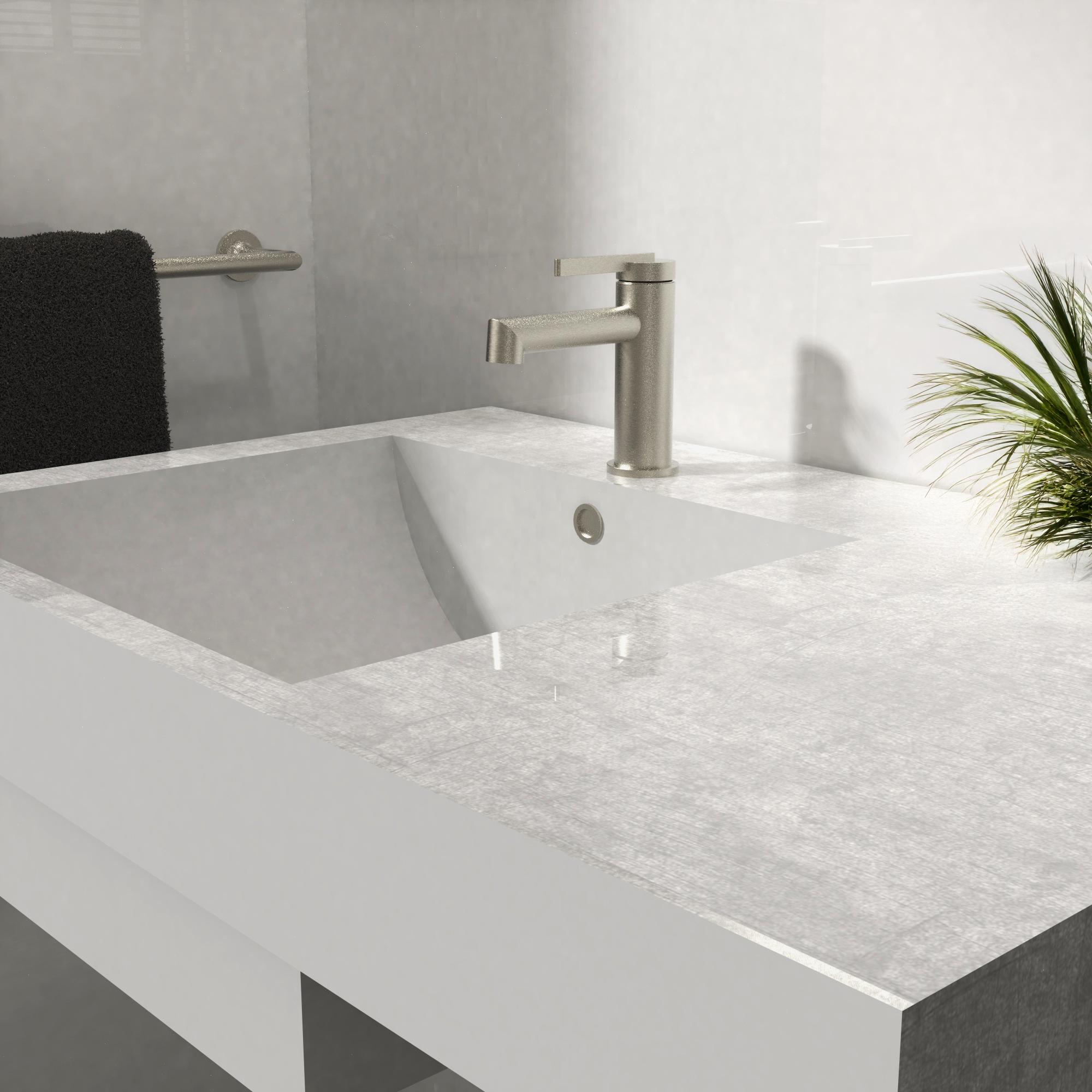 Lavatory Sink Faucet with Volume Control-SOL22BN-1000001661