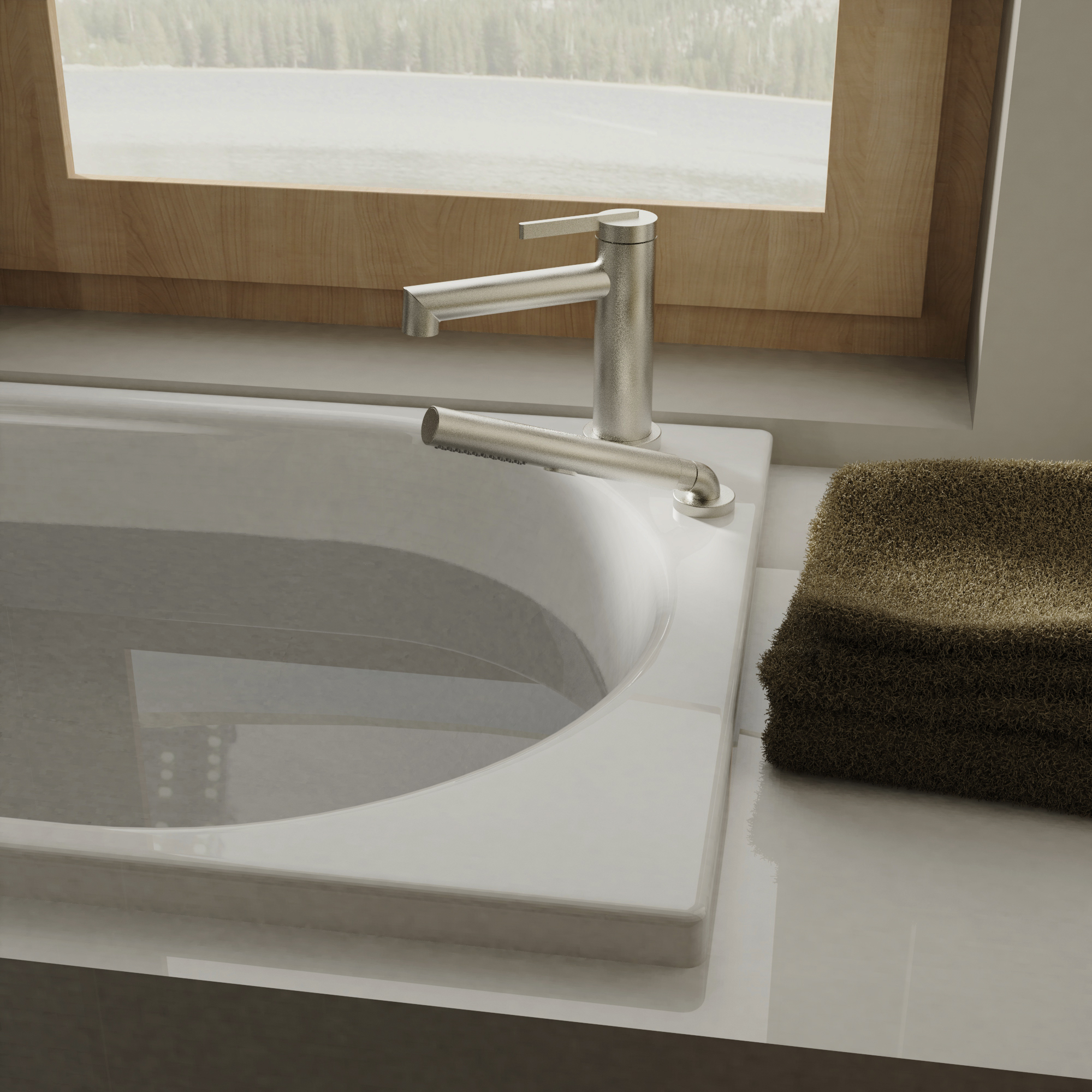 Bathtub Faucet – Complete model for Roman Bathtub with Pressure Balance - SOL42TBN-1000001663