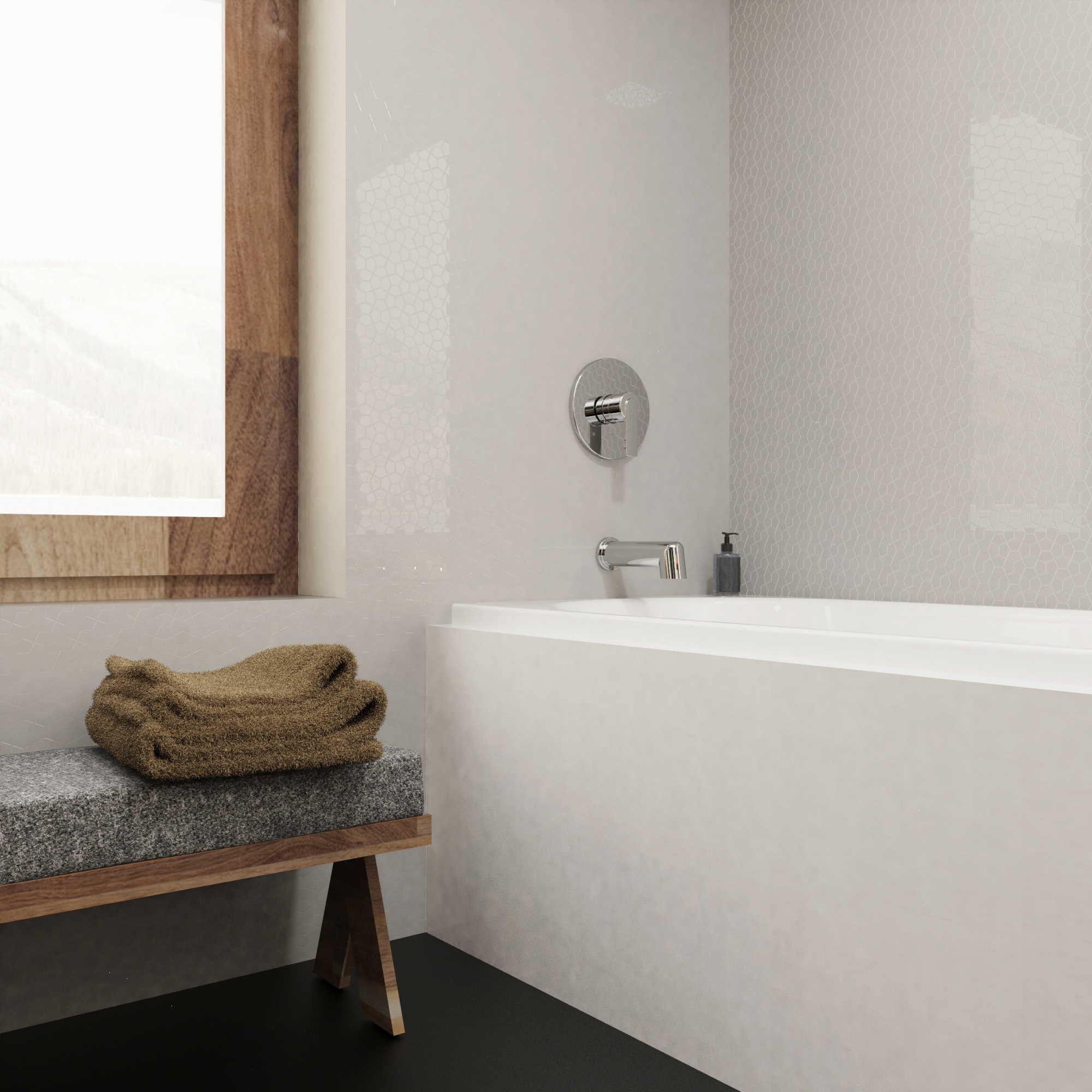 Bathtub Faucet Wall Mount - LIN40PCP - 1000001475