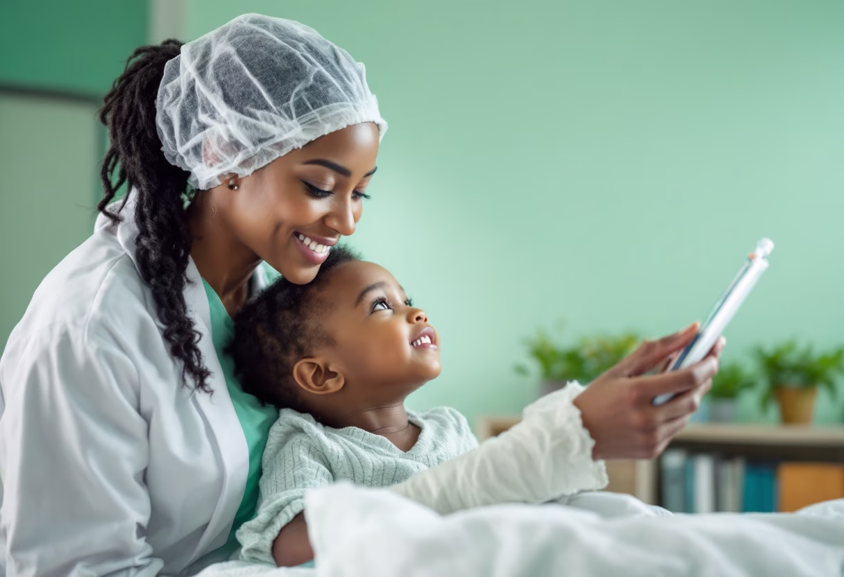 a medical assistance scene