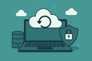 backup sicherung am laptop