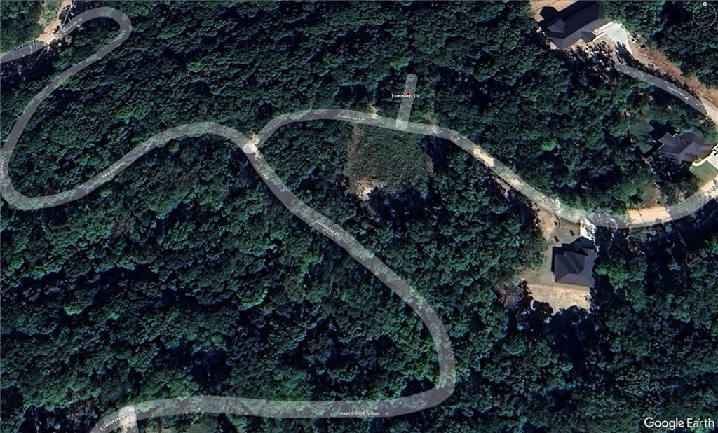 Exminster Circle - Aerial View of Wooded Lot in Bella Vista