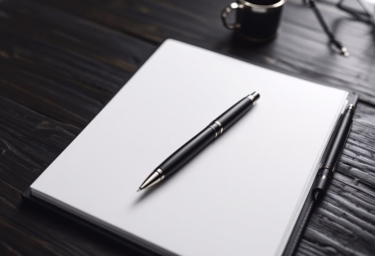 image of writing on notepad