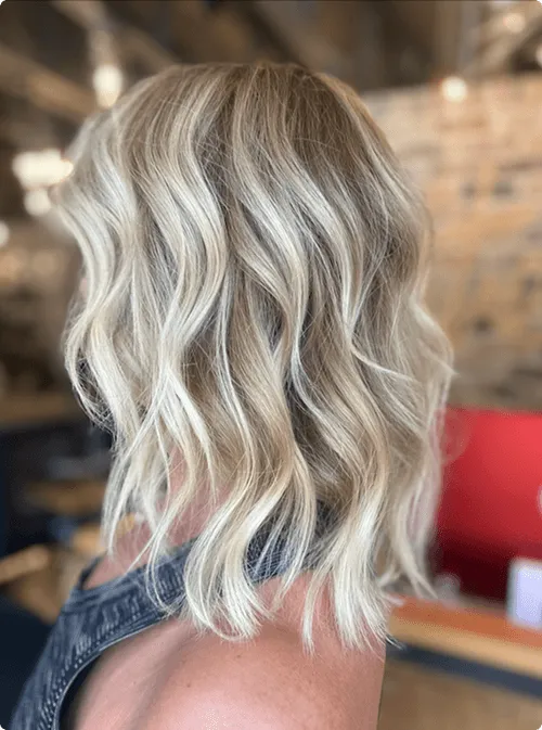 Hand-painted balayage highlights by The Do Cut and Color in Highland Park, Dallas