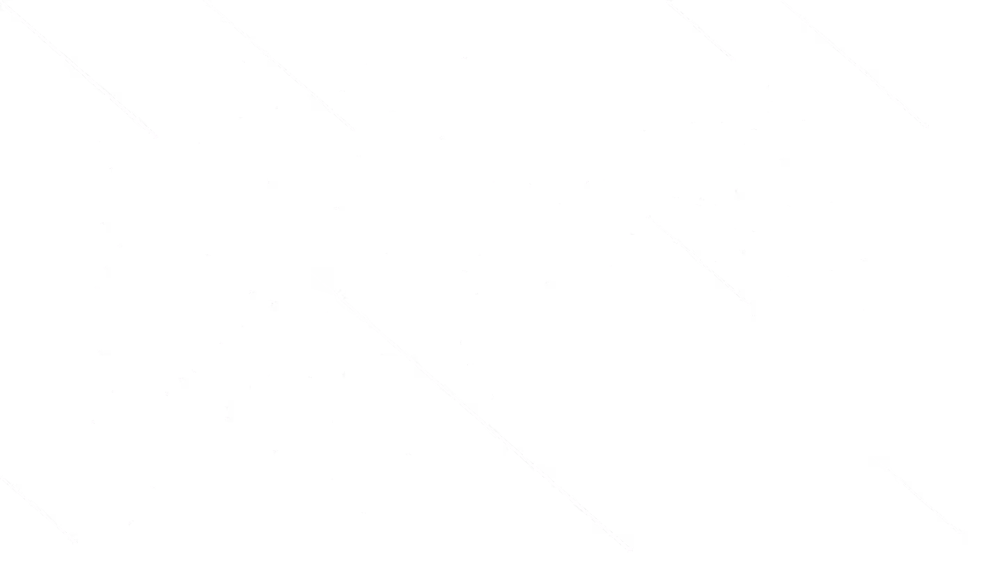 Black background with numerous white stars and long white streaks resembling shooting stars across the sky.