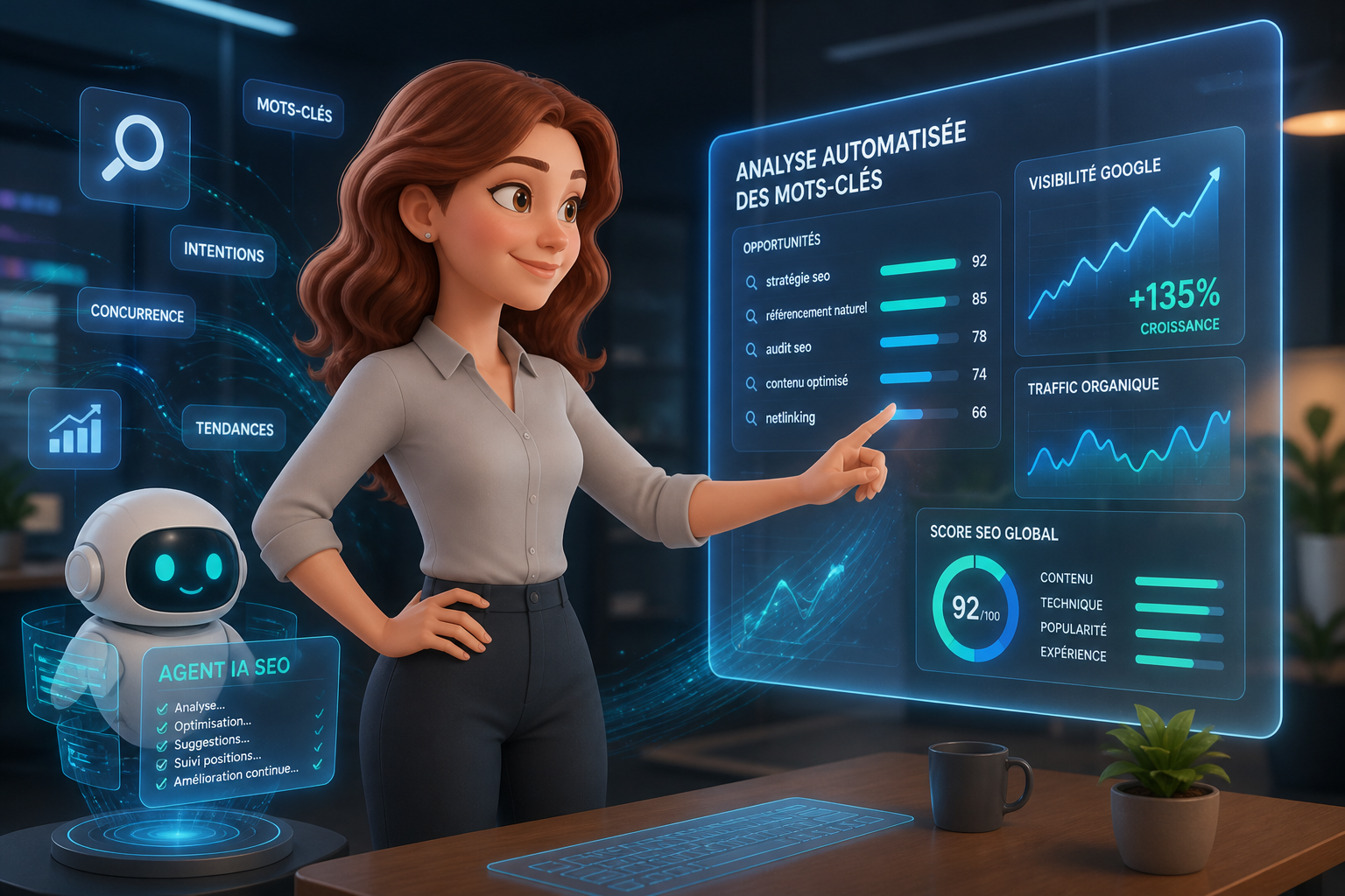 agent-ia-seo-automatisation-analyse-mots-cles-visibilite-google