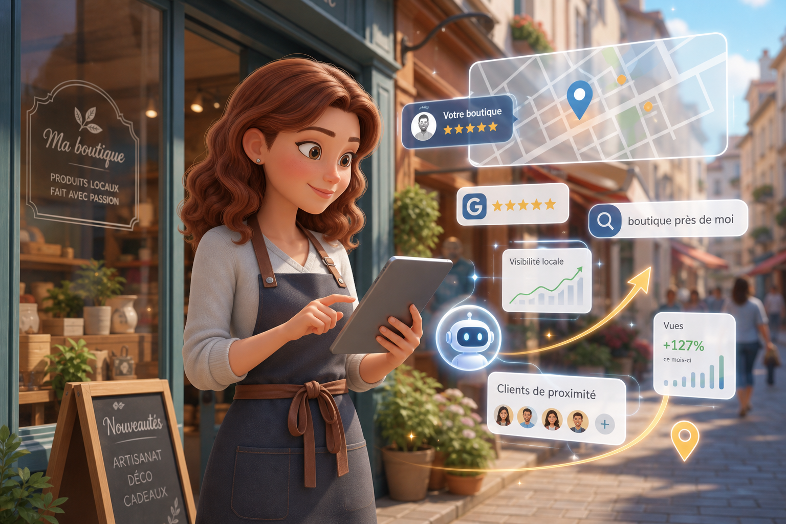 agent-ia-seo-visibilite-boutique-quartier-google
